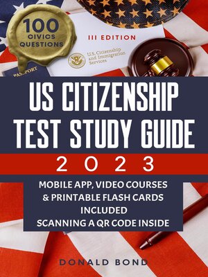 cover image of US Citizenship Test Study Guide 2023